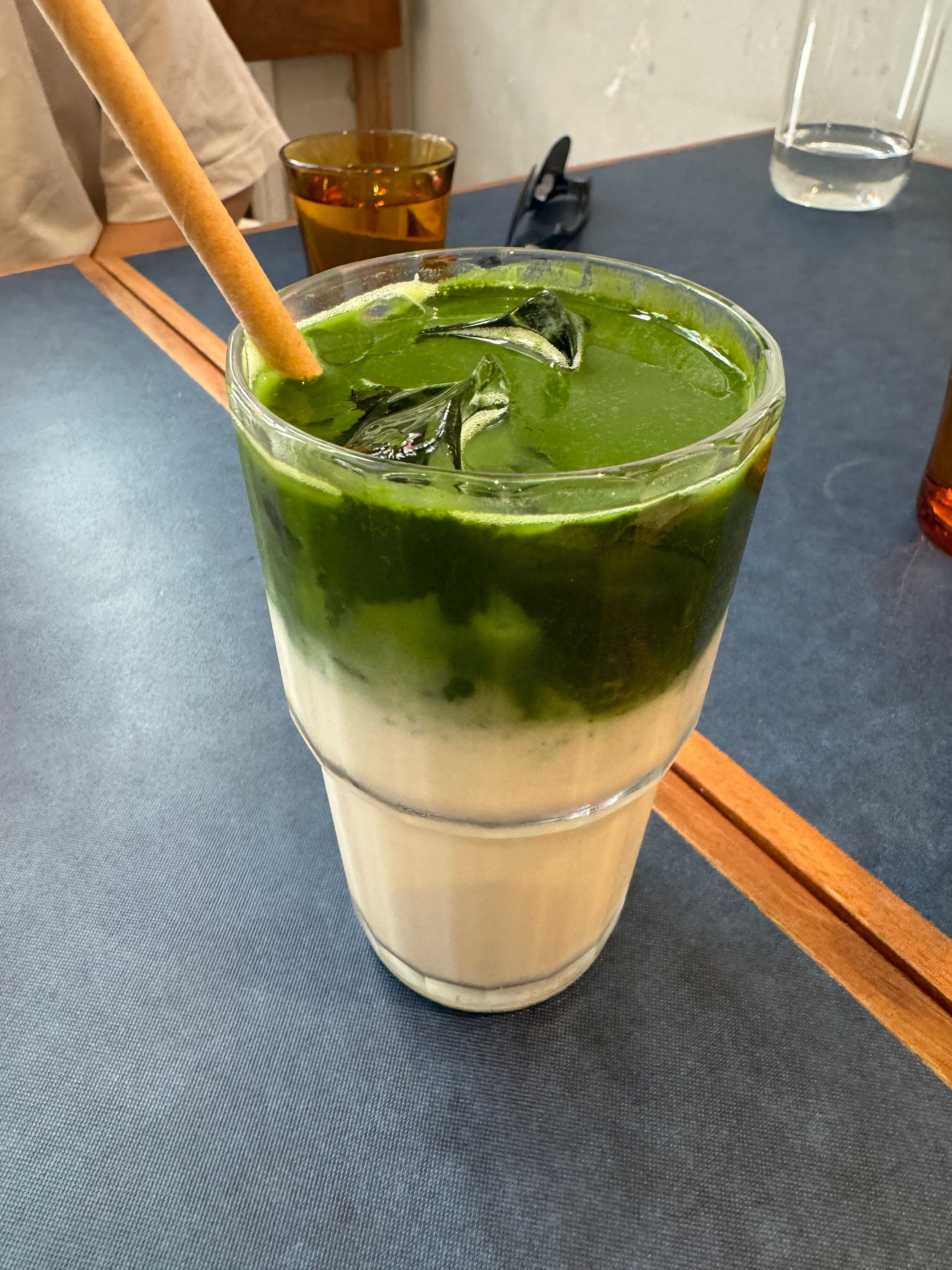 A drink from Operator San