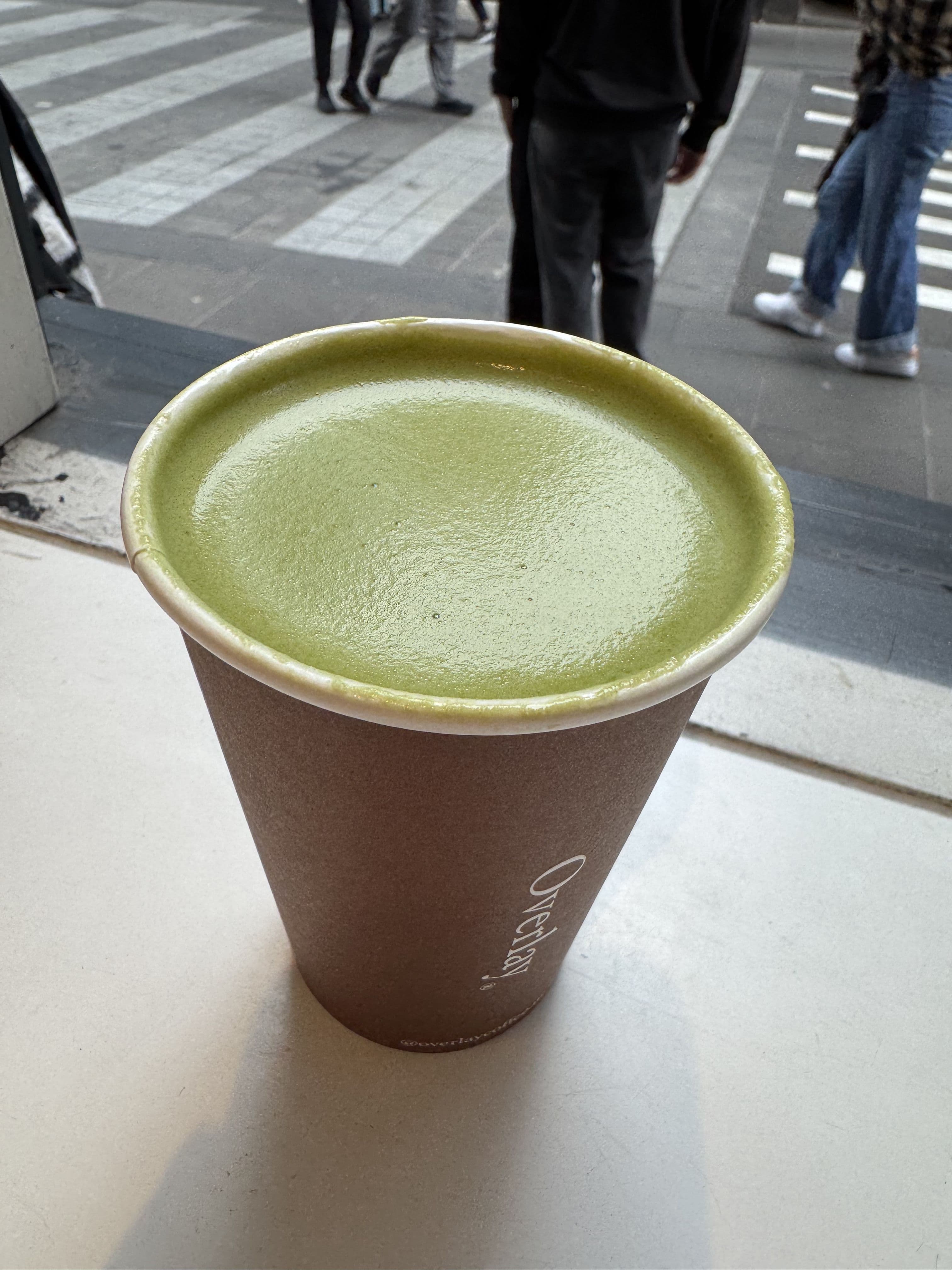 A drink from Overlay Coffee