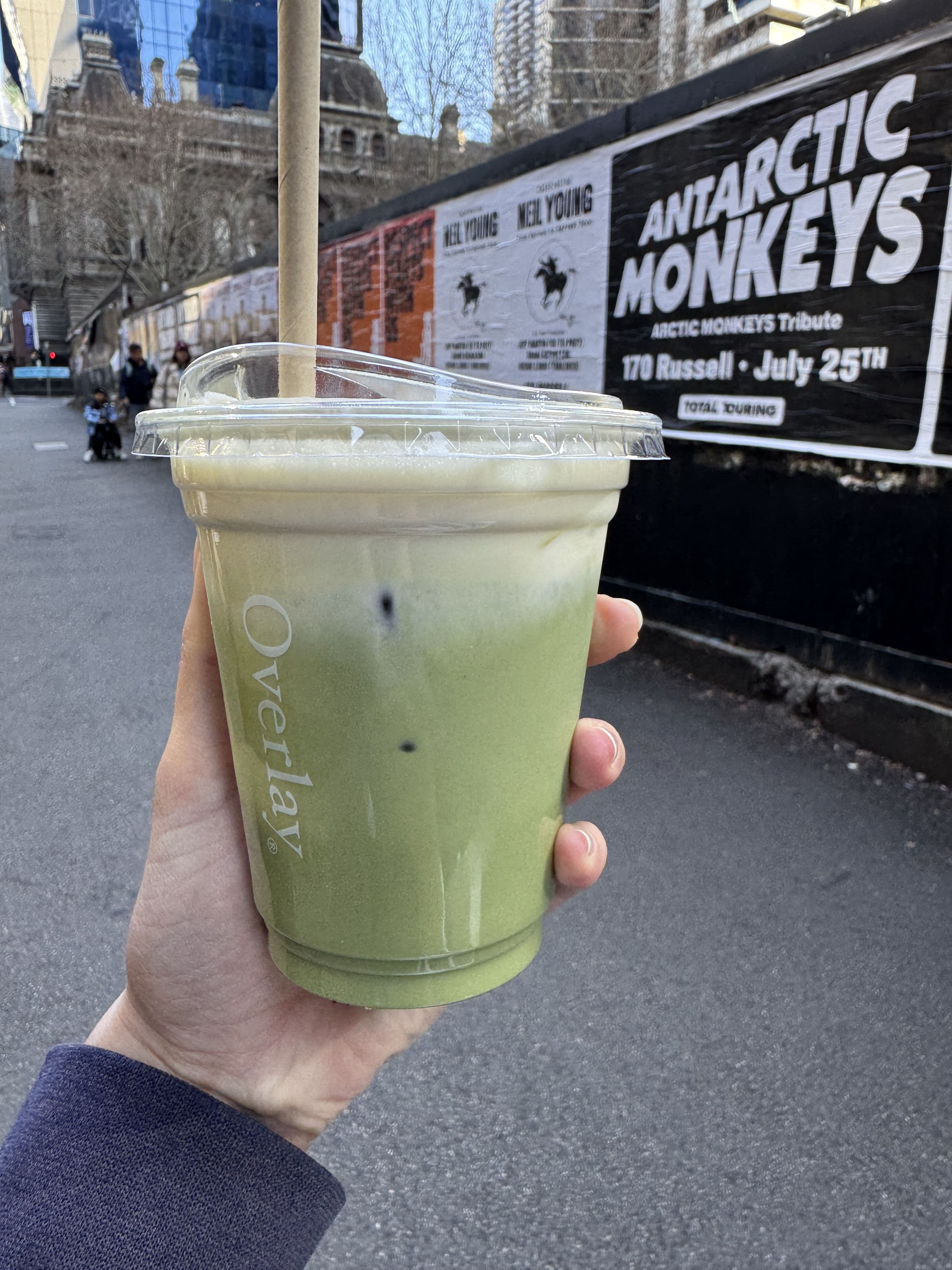 A drink from Overlay Coffee